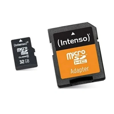 Bild av Intenso Micro SDHC Class 10 3413480 Minneskort, Svart 32 GB