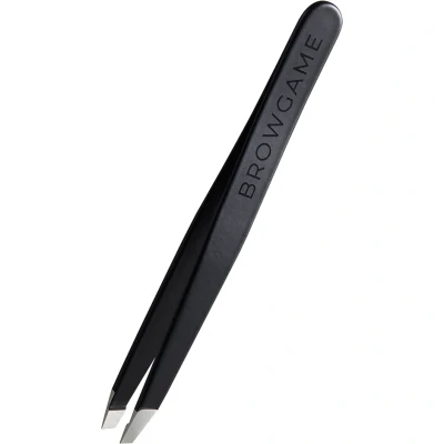 Bild av Browgame Cosmetics Signature Tweezer Slanted Soft Touch Blackout