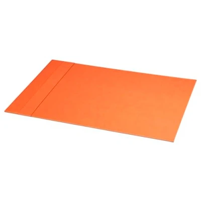 Bild av RHODIA 318904C Tangerine styv skrivbordsdyna 60 x 40 cm orange sadelbitar exteriör konstläder rama hem kontor kollektion design kontorsorganisation och förvaring