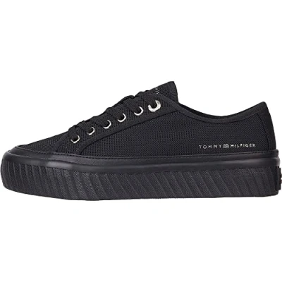 Bild av Tommy Hilfiger Vulkaniserad sneaker för kvinnor, Svart, 42 EU