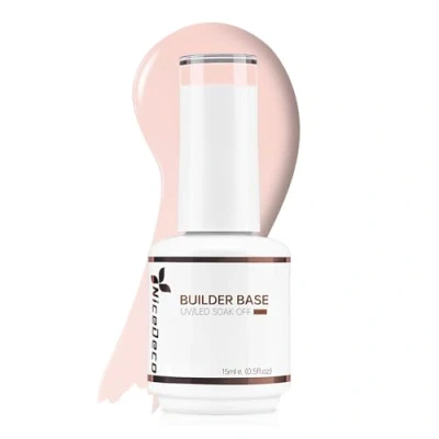 Bild av Nicedeco 8 i 1 Builder Base Strengthening Gel, 15ml UV/LED nagellack Clear Building Nail gel en flaska för naglar förlängning polska nagel reparation förstärkning, snabb manikyr 012