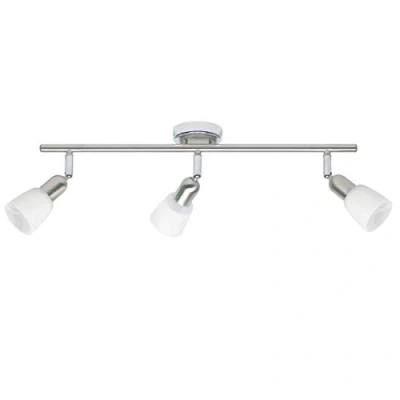 Bild av Brilliant Sofia takspotlight, järn/krom/vit, längd 57 cm, 3 ljus.