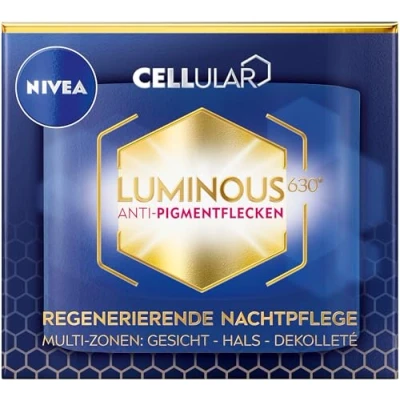 Bild av NIVEA Cellular Luminous 630 anti pigmentfläckar regenererande natt 5 g