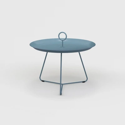 Bild av HOUE EYELET Tray Table Bricka bord Midnight Blue Ø60 H43,5 x Ø59 W59 cm