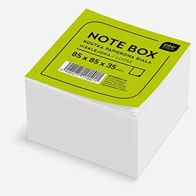 Bild av Interdruk anteckningsblock reservpapper för anteckningslåda 85 x 35 mm Circa 350 lösa blad vit