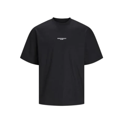 Bild av Jack &amp; Jones Jorsantorini TEE CREW NECK Tshirt bas, Storlek: Small, Black