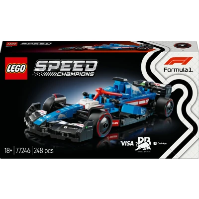 Bild av LEGO Speed Champions Visa Cash App RB VCARB 01 F1 racerbil Fordonsset för vuxna med 1 minifigur, Förarset, Byggsats Formel bilmodell, Present att samla på 77246