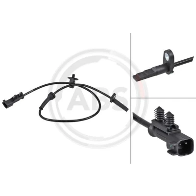 Bild av A.B.S. 30182 Capteur ABS actif 665 noir