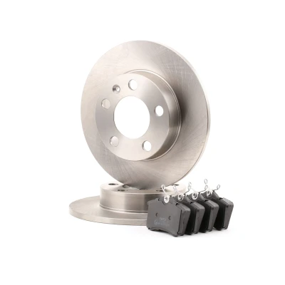 Bild av MAPCO 47858 Disques et plaquettes de freins Essieu arrière plein contact signal d&#039;usure exclu AUDI: A3 3/5 portes, A1 Sportback, portes