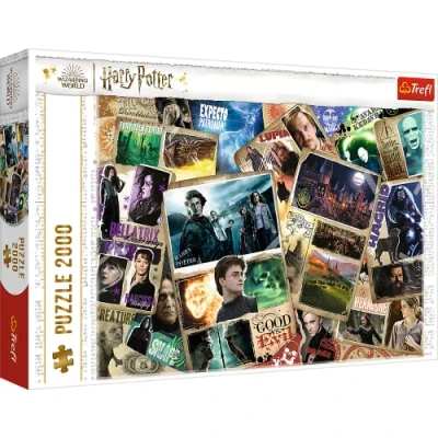 Bild av Trefl Harry Potter Heroes Pussel 2000 Bitar Med Filmfigurer, DIY Pussel, Kreativ Underhållning, Kul, Klassiska För Vuxna Och Barn Över 12 År