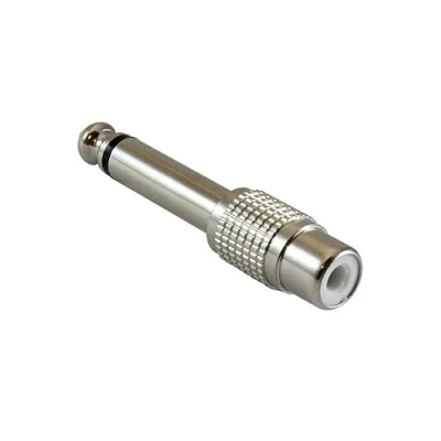 Bild av Audibax Adapter för 6,3 mm Mono till RCA Kvinna Anslutningsadapter kabel Hörlursanslutning, högtalare, förstärkare, ljudmixer