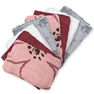 Bild av Pippi made with love 8PACK Muslinfilt för barn, Storlek: One Size, Misty rose