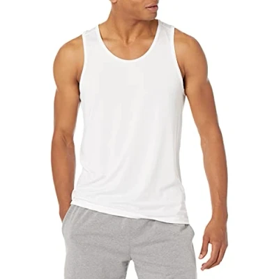 Bild av Amazon Essentials Tech Stretch Tank T shirt, Vit, X Large
