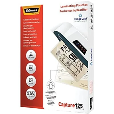 Bild av Fellowes Capture 5307407 Lamineringsfickor, Genomskinlig, A4