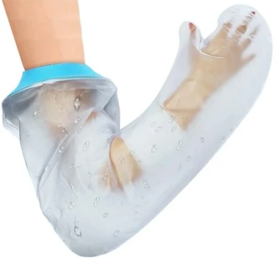 Bild av Naapesi armskydd vid bad, återanvändbar gipsarm dusch, skyddande fodral, arm gips duschfodral, gipsskydd vattentät arm, duschskydd duschskydd, hand för vuxna