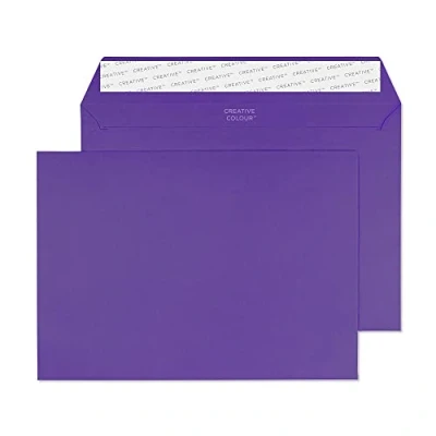 Bild av Blake Kuvert kreativ färg 45347 Farbige Briefumschläge Haftklebung Schwarze Johannisbeere C5 162 x 229 mm 120g/m² 25 Stück