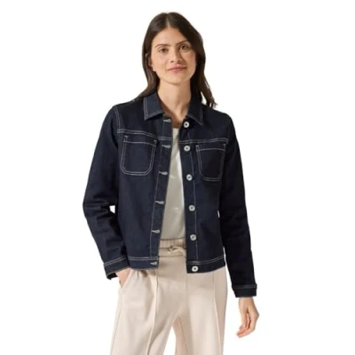 Bild av Cecil Rinsed WASH Jeansjacka, Storlek: Large, Blau