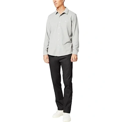 Bild av Dockers Signature Khaki Slim Fit byxor casual, Svart, 29W x 32L