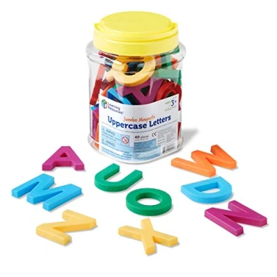 Bild av Learning Resources Jumbo Magnetisk Versaler Bokstäver