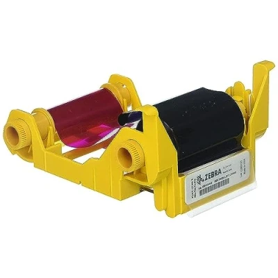 Bild av Zebra 800033 840 / Color ZXP3 Printer Ribbon YMCKO Färgband (färg) Färg (cyan, magenta, gul, träkol svart, klar yta)