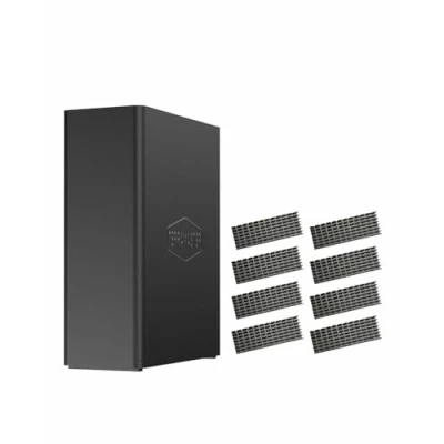 Bild av TERRAMASTER F8 SSD NAS lagring 8Bay All Server N95 QuadCore CPU, 8GB DDR5 RAM, 10GbE port, handhållen surfplatta Stor kraftfull nätverksansluten (disklös)