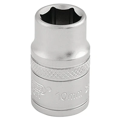 Bild av Draper Expert HI TORQ® 3/8 tum 10 mm fyrkantigt drivuttag 6 punkts metriskt uttag krom vanadin stål skiftnyckel tillbehör 16535