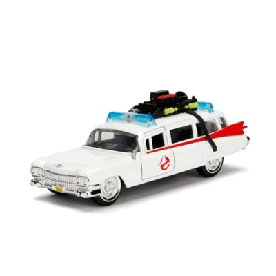 Bild av Jada Toys 253252003 Tillbaka till Framtiden 2 Tidsmaskin DeLorean i Metall, Frihjul, Öppningsbara Dörrar, 1:32, Från 8 år