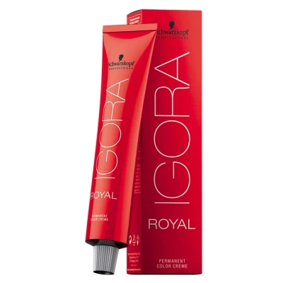 Bild av Schwarzkopf Professional Igora Royal Cools Permanent hårfärg 60 ml 8 1 Light Blonde Cendré