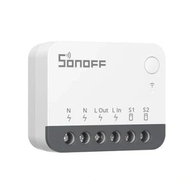 Bild av SONOFF ZBMINIR2 Light Switch, ZigBee Mini Smart kompatibel med Alexa, SmartThings Hub, Google Home och ZBBridge, 3.0 Gateway Hub krävs