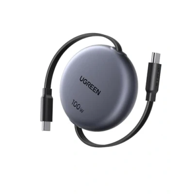 Bild av UGREEN USB C kabel 100W 1M laddningskabel snabbladdningskabel Utdragbar PD 3.0 PPS för iPhone 16 8 serien, MacBook Pro/Air, iPad Pro, Galaxy S25, Pixel 9, Steam Deck, etc