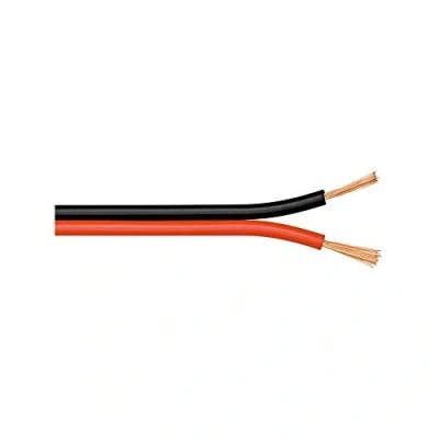 Bild av Goobay 67738 Högtalarkabel 2 x 4 mm² CCA tråd/boxkabel ljudkabel meter/högtalarkabel ljudkabel/subwoofer kabel/röd svart/10 m