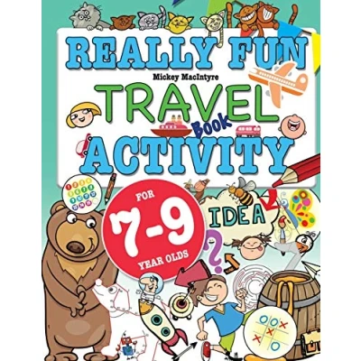 Bild av Really Fun Travel activity book for 7 9 year Olds: &amp; educational seven to nine old children