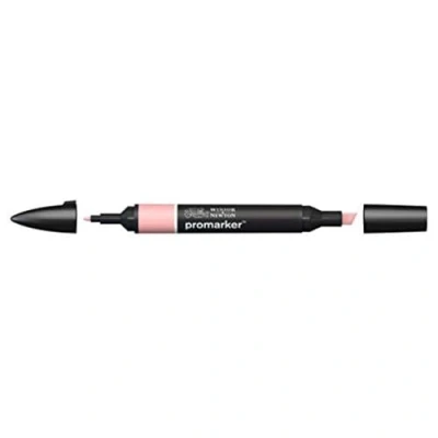 Bild av Winsor &amp; Newton &quot; ProMarker 0203344 professionell layoutmarkör 2 spetsar, fin och bred för ritningar, design layouter cocktailrosa