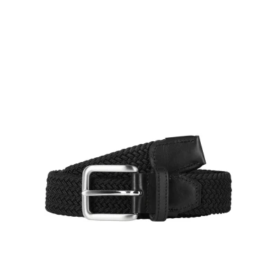 Bild av Jack &amp; Jones Jacspring BELT Flätat skärp, Storlek: 105, Black