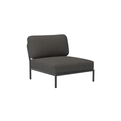 Bild av HOUE LEVEL / Lounge Chair Trädgårdsstol Dark Grey/Dark Grey L81 x W95 H82 SH38 cm