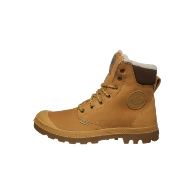 Bild av Palladium unisex pampa sport manschett WPS klassiska stövlar, Jaune 846 bärnsten guld mellantuggummi, 43 EU