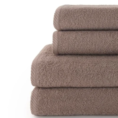 Bild av Top Towel Pack med 2 Handdukar och Bad eller duschhanddukar Handduksuppsättning 100% bomull 500g/m2