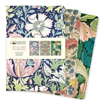 Bild av William Morris Set of 3 Midi Notebooks: Unser beliebten Mittelformat Notizbücher im 3er Pack mit flexiblen, künstlerisch gestalteten Einbänden jeweils unterschiedlichen Motiven des Künstlers