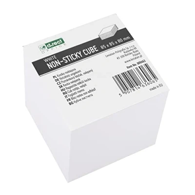 Bild av D.RECT Anteckningsblock reservpapper (för papperslåda) 85 x 80 mm ca 750 ark vit