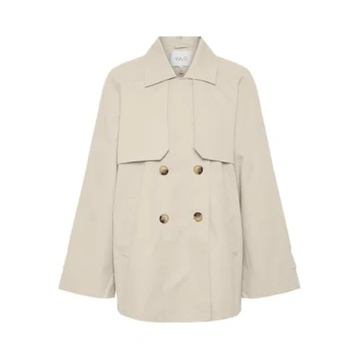 Bild av YAS Yasvenice Trenchcoat, Storlek: 34, Doeskin