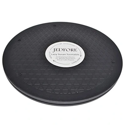 Bild av Multianvändning kraftig 360 roterande svängbart stativ skivspelare med stålkullager för stor skärm TV datorskärm Lazy Susan (30 cm)