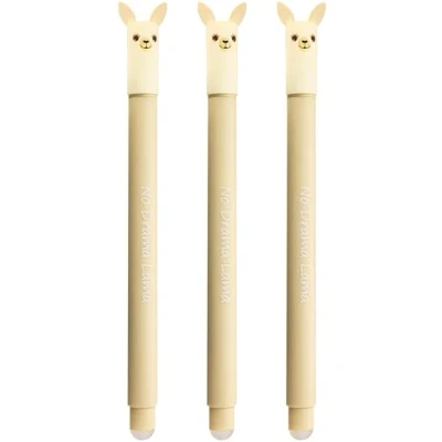 Bild av EBERHARD FABER 599015 kulspetspenna raderbar lama, 3 djur rase it pennor, gelpenna blå 0,7 mm