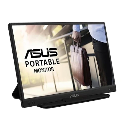 Bild av ASUS ZenScreen bärbar bildskärm 15,6 tum 1080P FHD (MB166C) IPS USB C reseskärm, flimmerfritt och blått ljusfilter med smart fodral, extern för dator Macbook