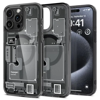 Bild av Spigen Ultra Hybrid MagFit Skal kompatibel med iPhone 15 Pro Max Case Fodral Zero One