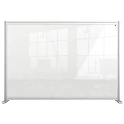 Bild av Nobo Premium Plus Genomskinlig Akryl Skyddande Bordsskärm Utbyggbart System 1400x1000mm