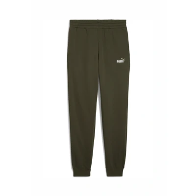 Bild av PUMA ESS 2 färgnr. 1 logotyp träningsbyxor FL cl mörk oliv