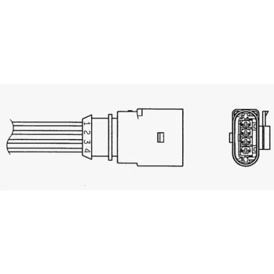 Bild av NGK 0050 Sonde lambda chauffé 4 AUDI: A4 B7 Berline, Avant, A6 C6 Avant