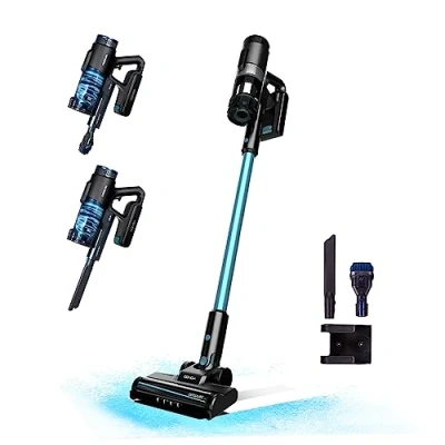 Bild av Cecotec Handdammsugare Conga Rockstar 1500 Ray Pure. 215 W, 12 kPa, odödligt batteri 25,2 V, autonomi 45 min, 3 i 1, blandborste, tillbehör, 2 program, parallellcykel, 500 ml tank.