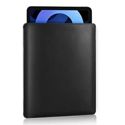 Bild av MoKo 9 11 inch Tablet Sleeve, PU Leather Briefcase Slim Stylish Case Fits New iPad Pro M4/iPad Air M2 2024, 5/4/3th 10.9/10.5, 10/9/8th Gen 10.9/10.2,Tab S8/S9 11, Black