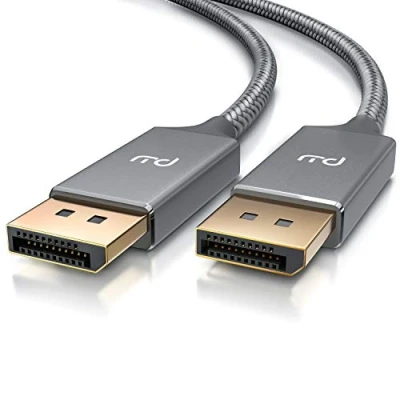 Bild av CSL Computer, 4K Displayport Kabel 3 m DP 1,2 60 Hz och 2K 144 Bandbredd på upp till 21,6 Gbit S Anslutningskabel för Bildskärm, Grafikkort, PC, Notebook, Svart